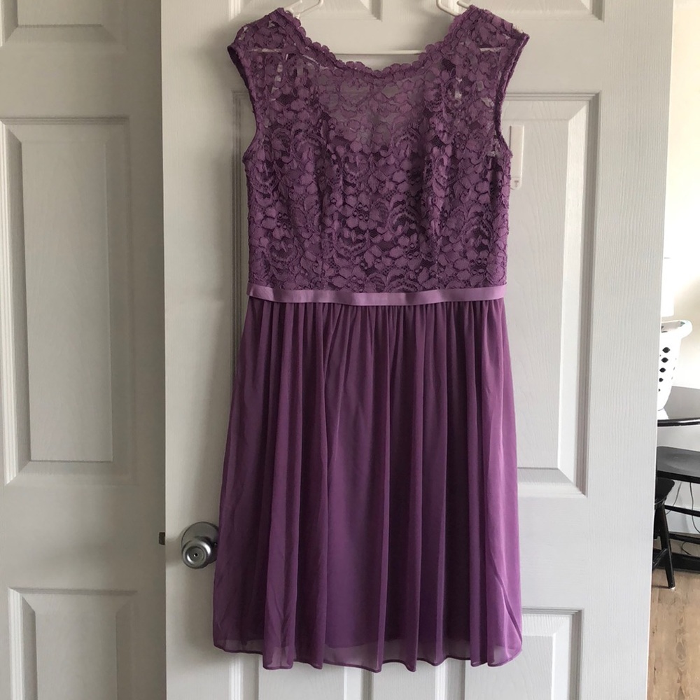 David’s Bridal Bridesmaid Dress Color:Wisteria